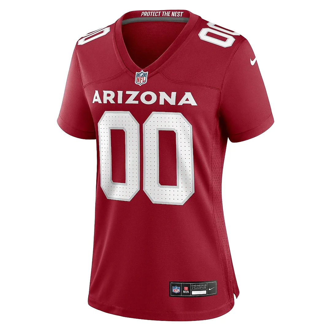 Zennovawear Women's Arizona Cardinals Cardinal Custom Game Jersey