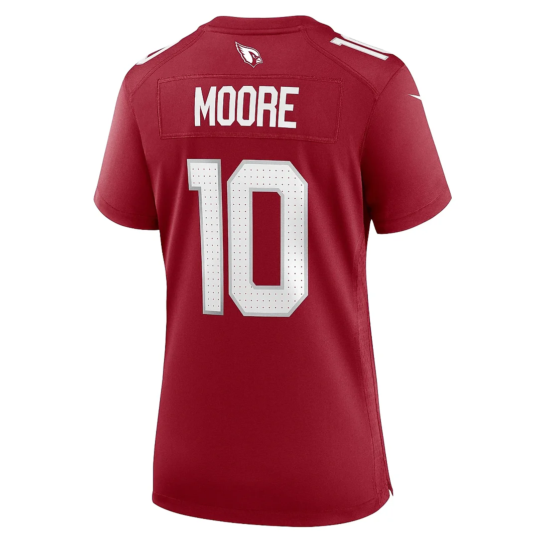 Zennovawear Women's Arizona Cardinals Chris Moore Cardinal Game Jersey