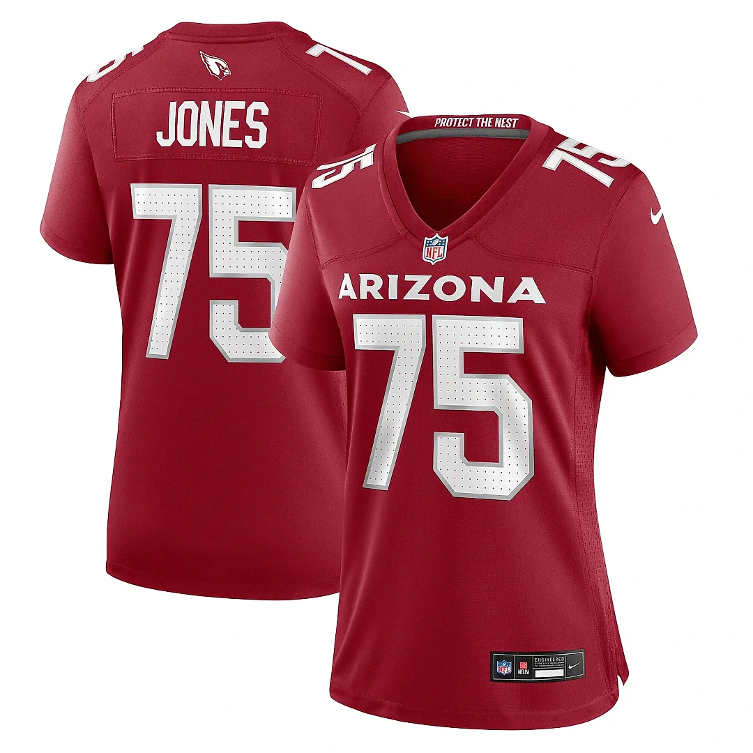Zennovawear Women's Arizona Cardinals Christian Jones Cardinal Game Jersey