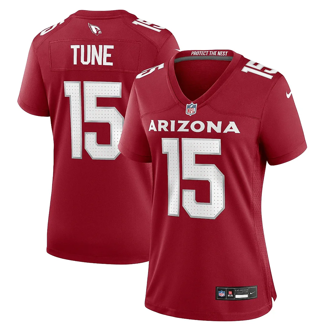 Zennovawear Women's Arizona Cardinals Clayton Tune Cardinal Game Jersey