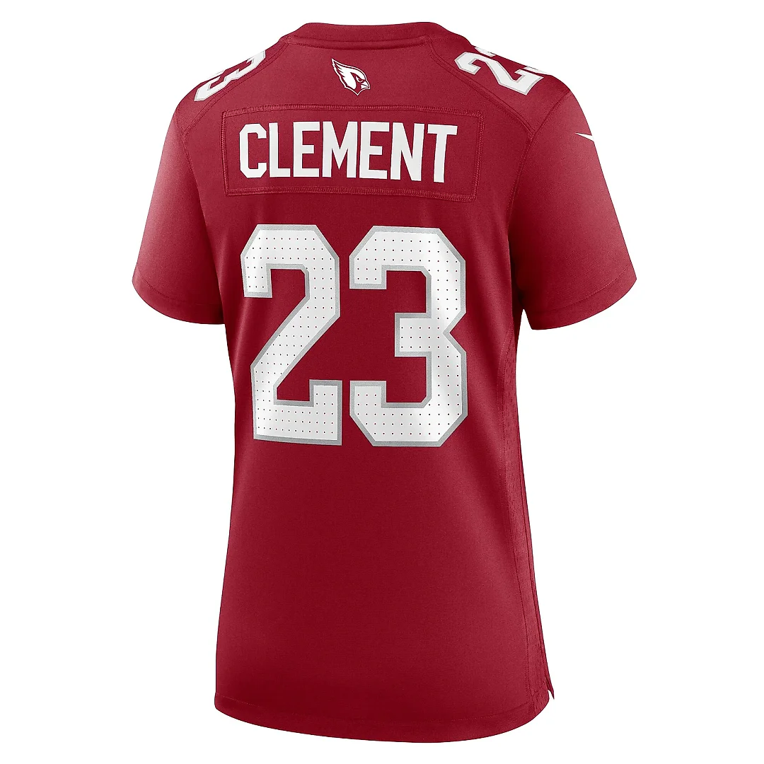 Zennovawear Women's Arizona Cardinals Corey Clement Cardinal Team Game Jersey