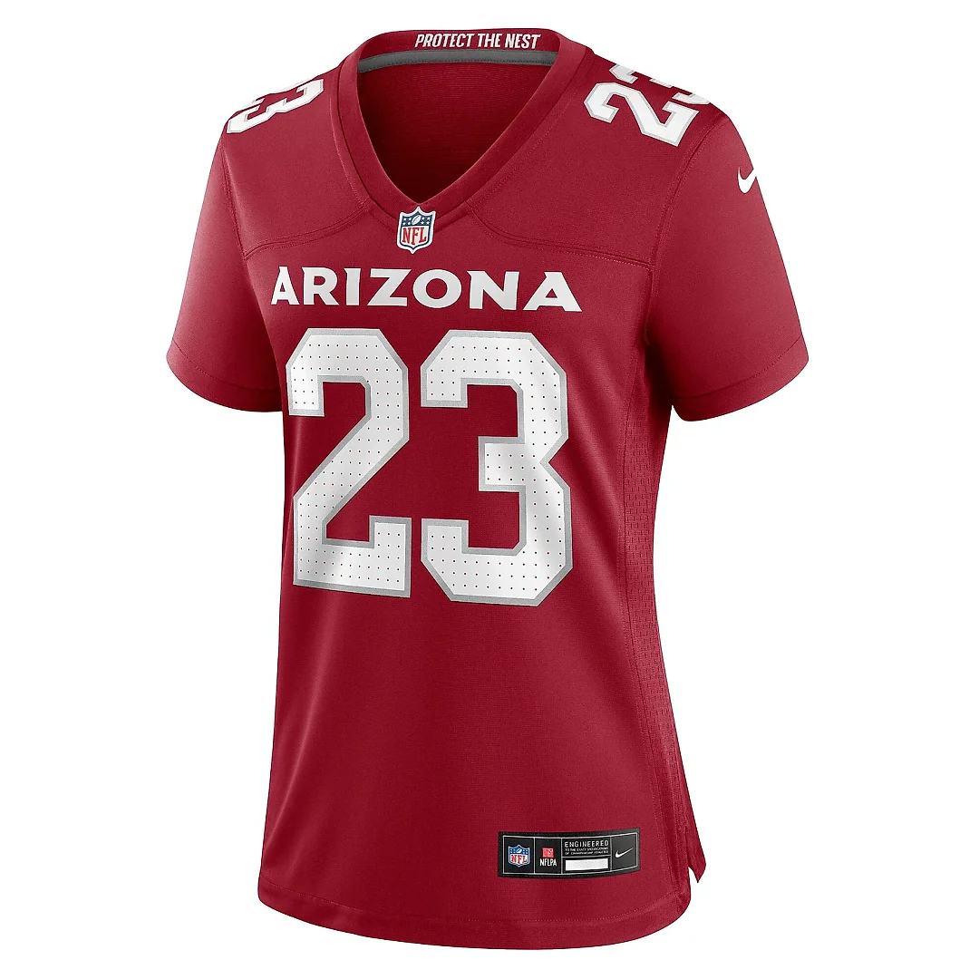 Zennovawear Women's Arizona Cardinals Corey Clement Cardinal Team Game Jersey