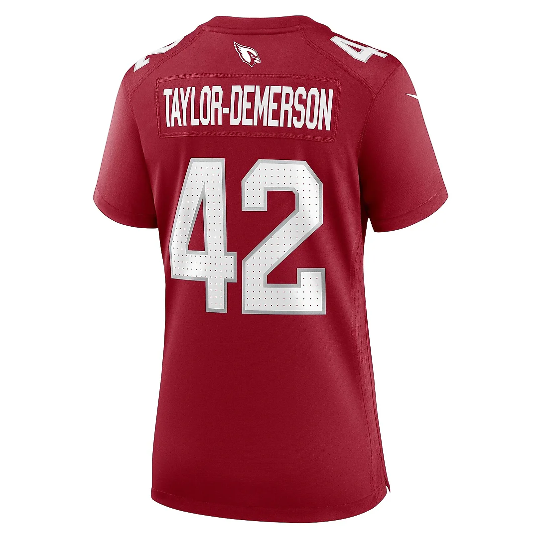 Zennovawear Women's Arizona Cardinals Dadrion Taylor-Demerson Cardinal Game Jersey