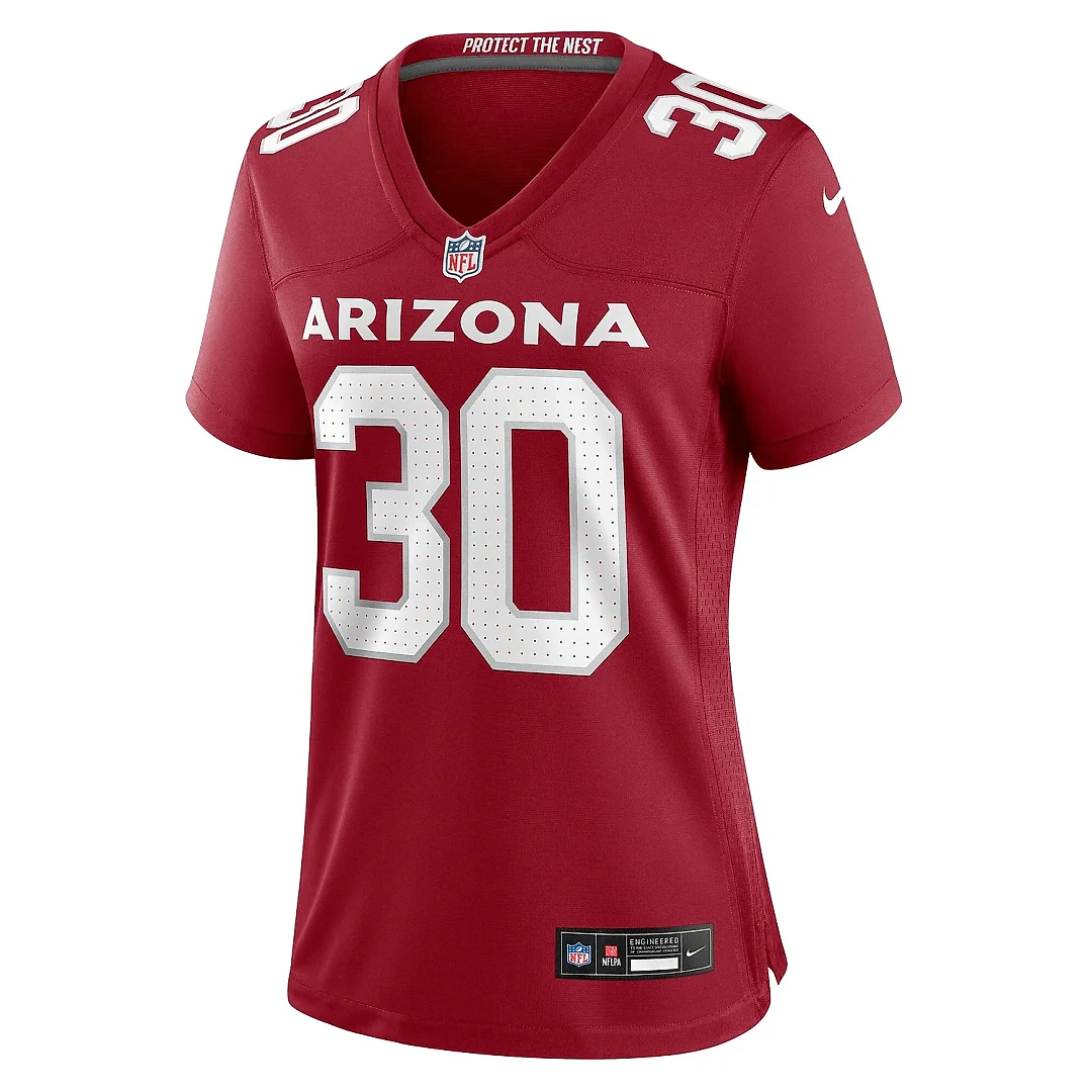 Zennovawear Women's Arizona Cardinals Darren Hall Cardinal Game Jersey