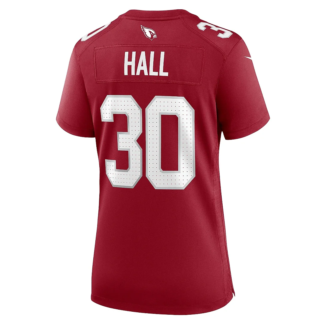 Zennovawear Women's Arizona Cardinals Darren Hall Cardinal Game Jersey