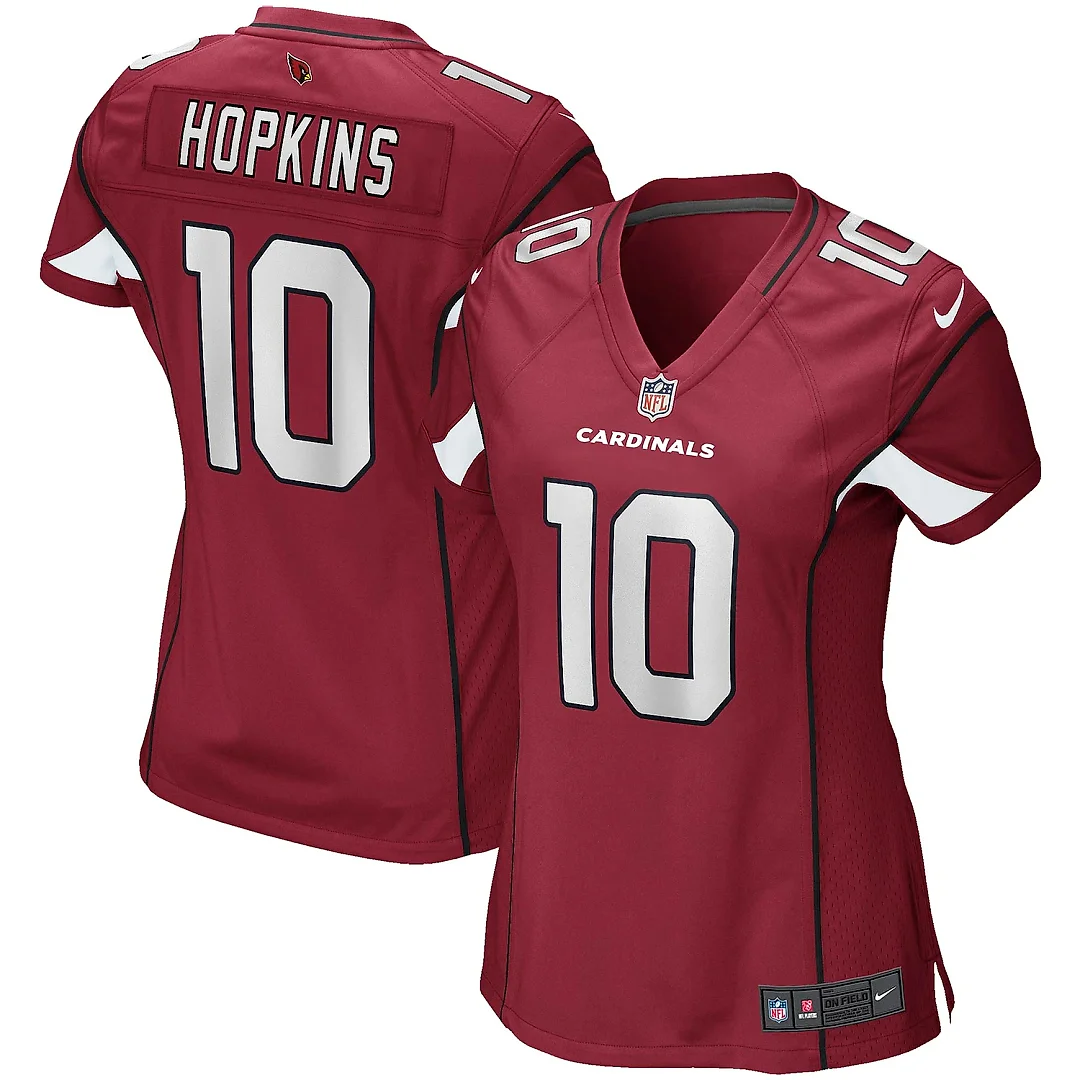Zennovawear Women's Arizona Cardinals DeAndre Hopkins Cardinal Game Player Jersey