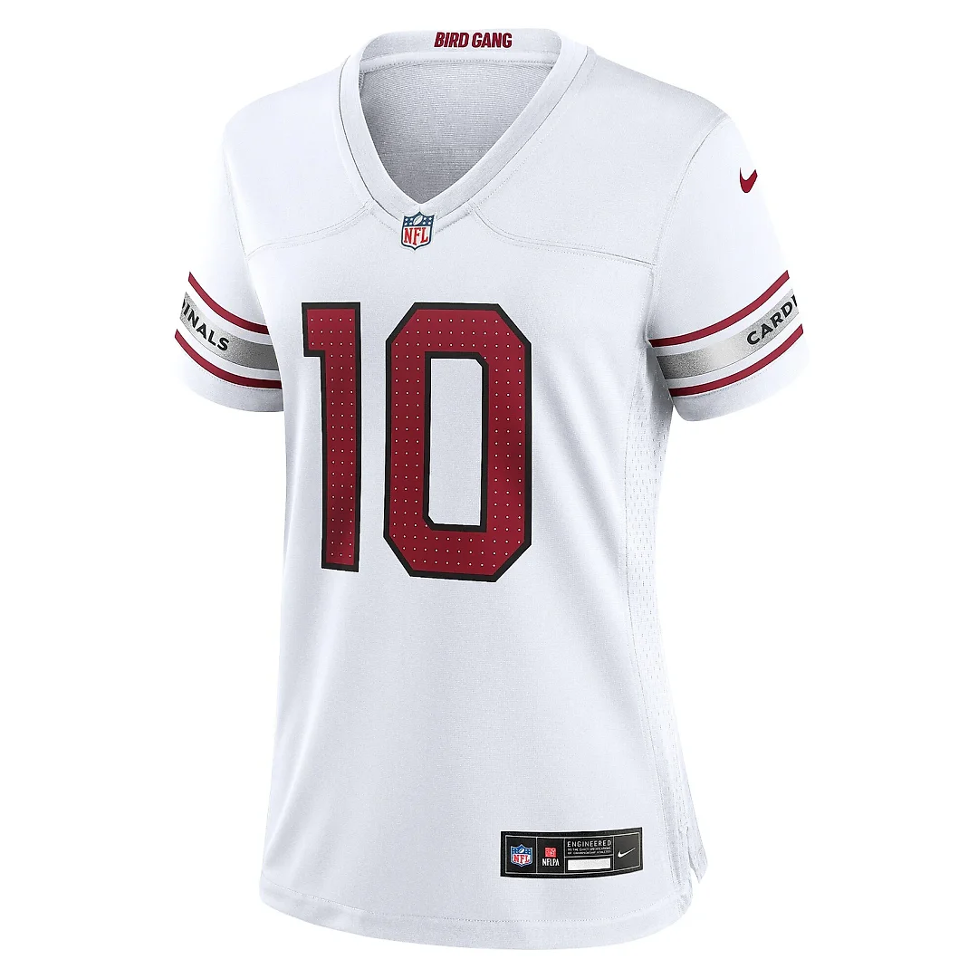 Zennovawear Women's Arizona Cardinals DeAndre Hopkins White Player Jersey
