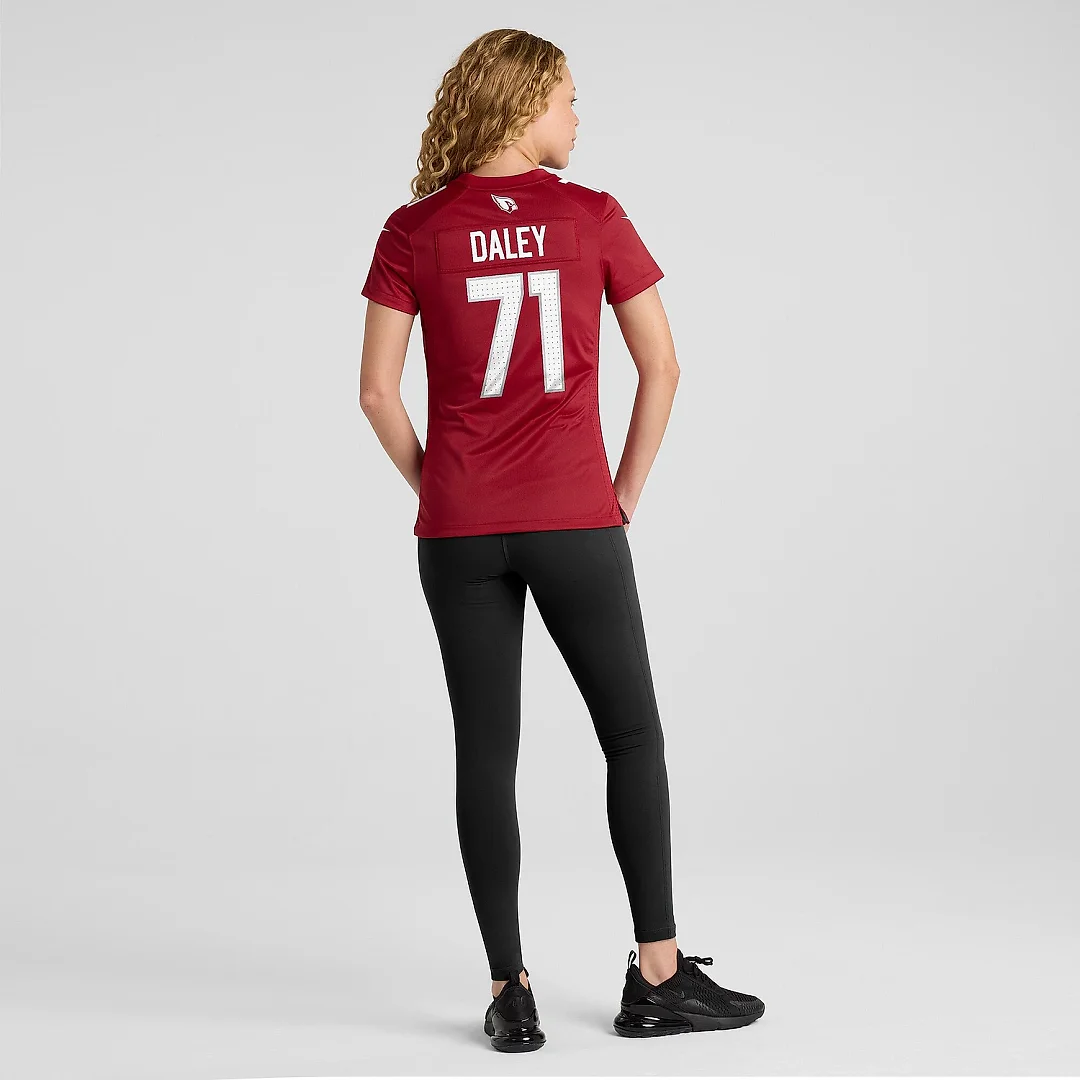 Zennovawear Women's Arizona Cardinals Dennis Daley Cardinal Women's Team Color Jersey