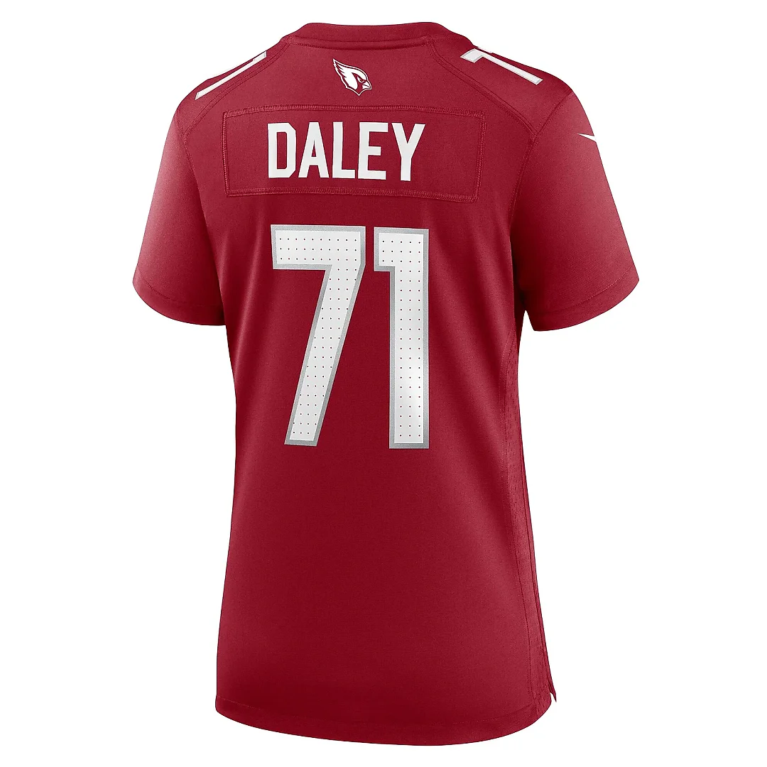 Zennovawear Women's Arizona Cardinals Dennis Daley Cardinal Women's Team Color Jersey
