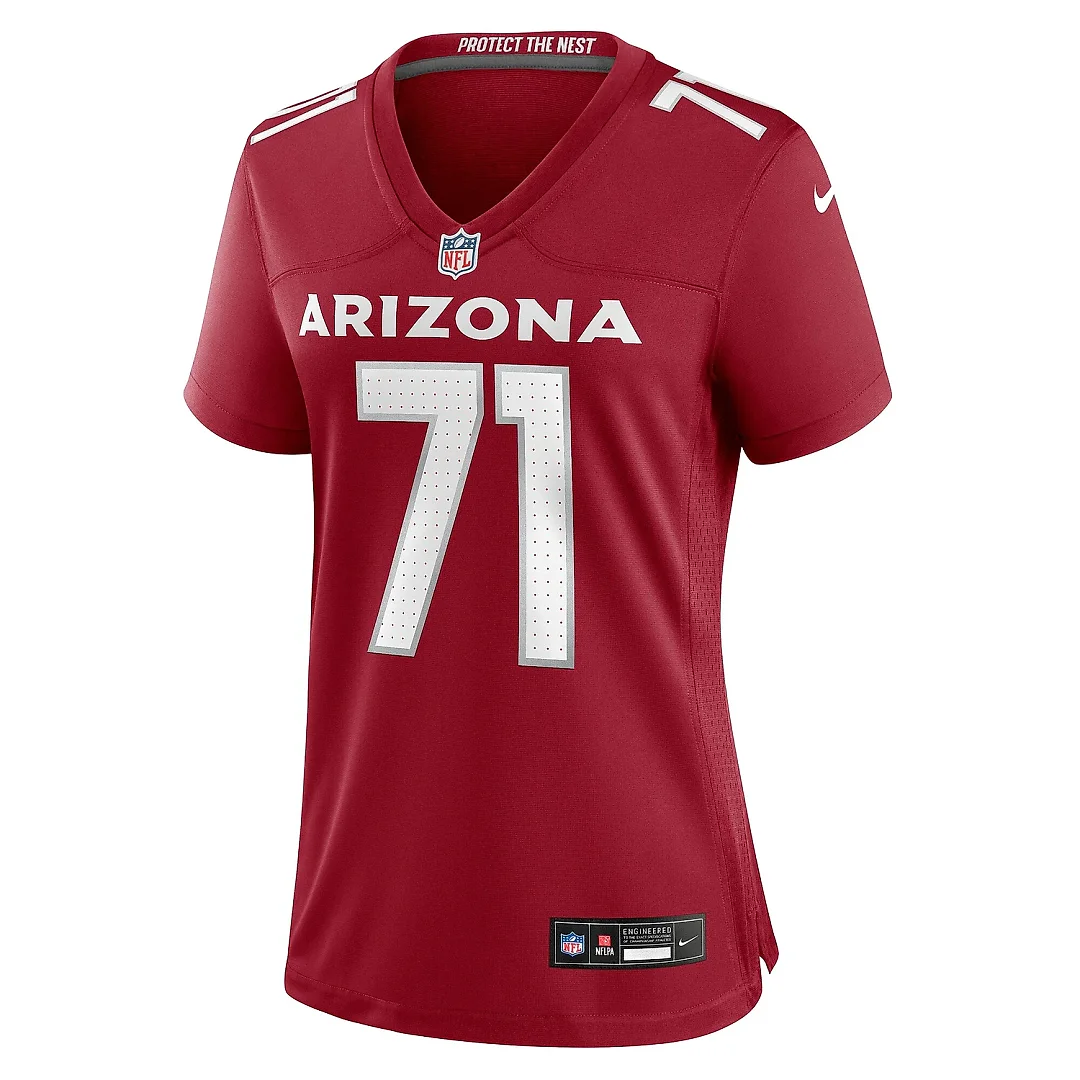 Zennovawear Women's Arizona Cardinals Dennis Daley Cardinal Women's Team Color Jersey