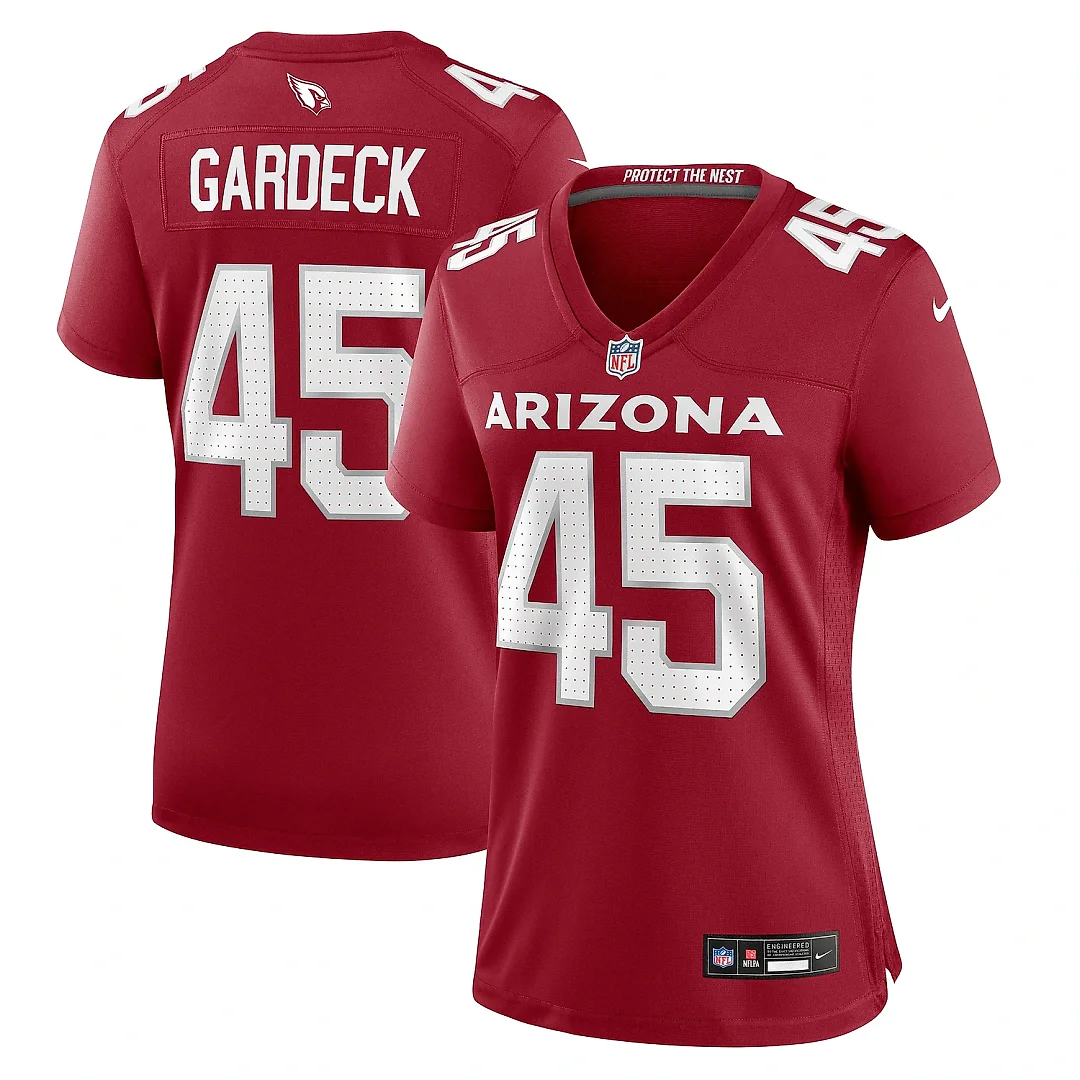 Zennovawear Women's Arizona Cardinals Dennis Gardeck Cardinal Game Jersey