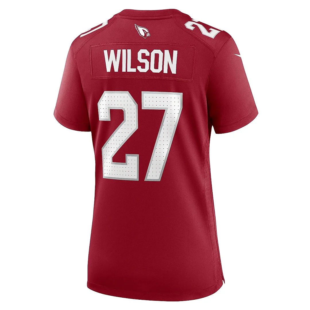 Zennovawear Women's Arizona Cardinals Divaad Wilson Cardinal Team Game Jersey
