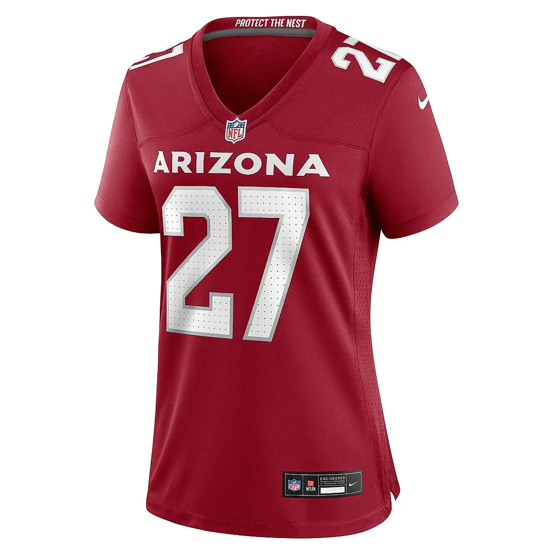 Zennovawear Women's Arizona Cardinals Divaad Wilson Cardinal Team Game Jersey
