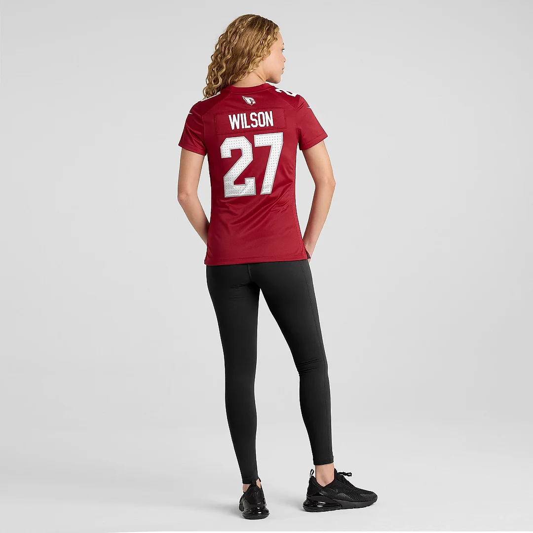 Zennovawear Women's Arizona Cardinals Divaad Wilson Cardinal Team Game Jersey