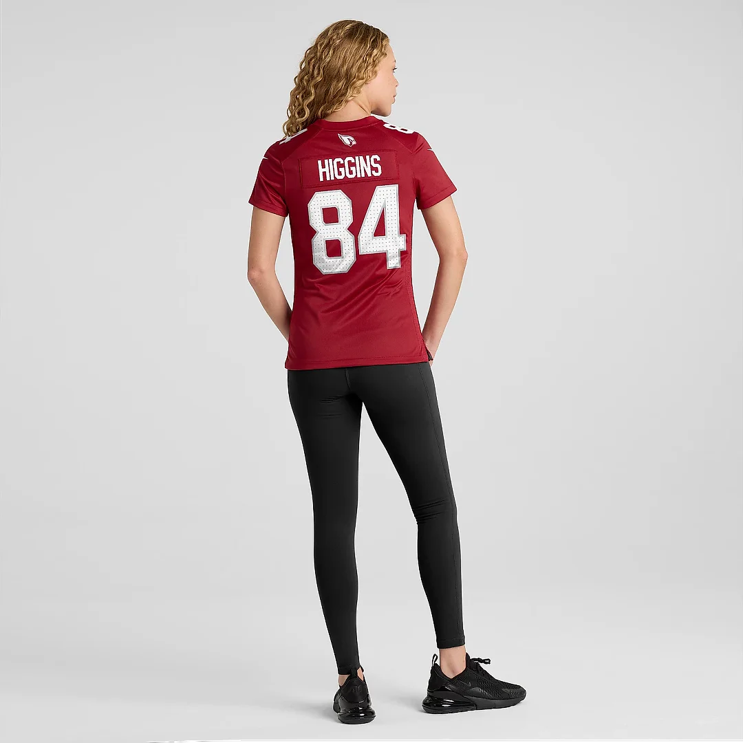 Zennovawear Women's Arizona Cardinals Elijah Higgins Cardinal Team Game Jersey