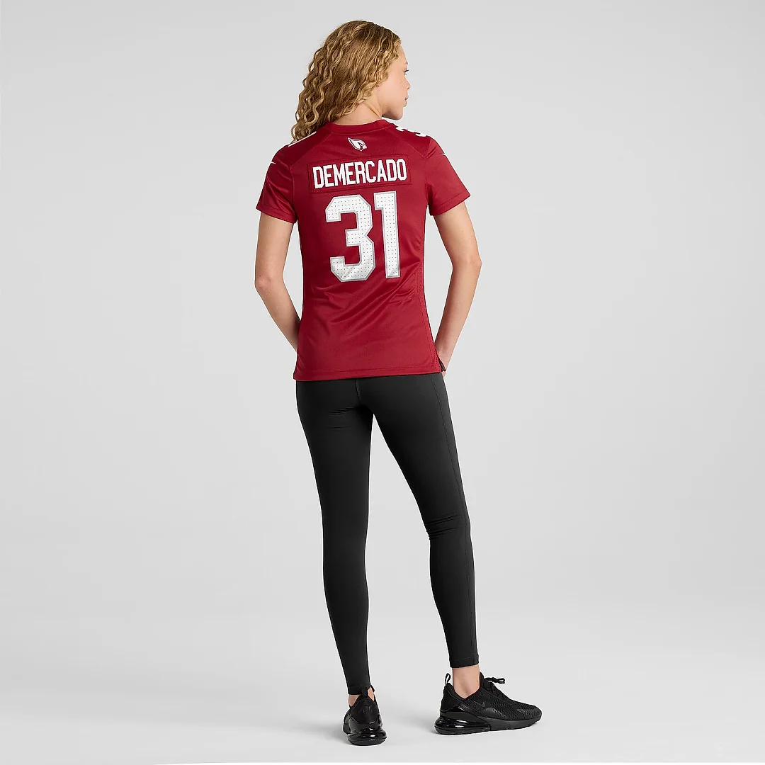 Zennovawear Women's Arizona Cardinals Emari Demercado Cardinal Game Jersey
