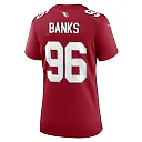 Zennovawear Women's Arizona Cardinals Eric Banks Cardinal Game Jersey
