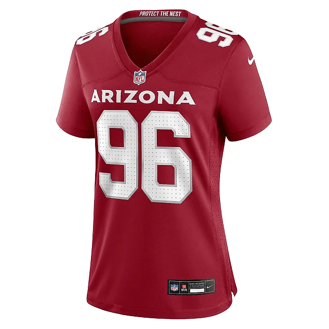 Zennovawear Women's Arizona Cardinals Eric Banks Cardinal Game Jersey