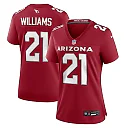 Zennovawear Women's Arizona Cardinals Garrett Williams Cardinal Game Jersey