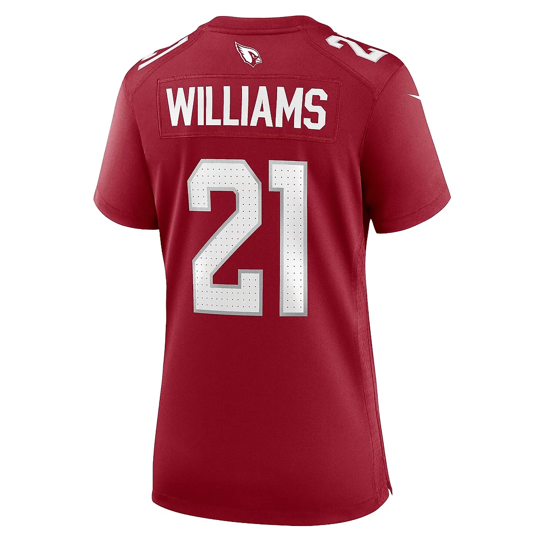 Zennovawear Women's Arizona Cardinals Garrett Williams Cardinal Game Jersey