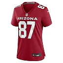 Zennovawear Women's Arizona Cardinals Geoff Swaim Cardinal Team Game Jersey