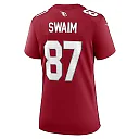 Zennovawear Women's Arizona Cardinals Geoff Swaim Cardinal Team Game Jersey