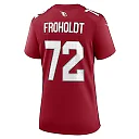 Zennovawear Women's Arizona Cardinals Hjalte Froholdt Cardinal Game Jersey