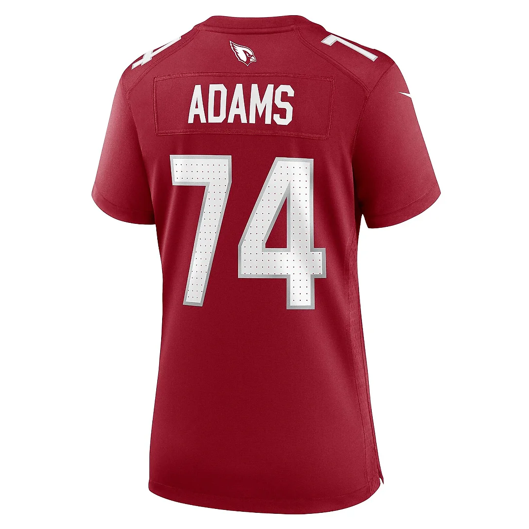 Zennovawear Women's Arizona Cardinals Isaiah Adams Cardinal Game Jersey