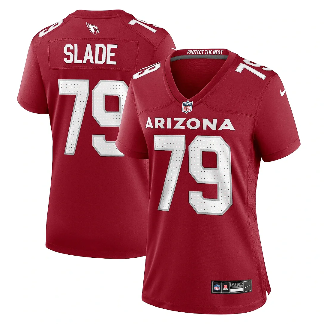 Zennovawear Women's Arizona Cardinals Jacob Slade Cardinal Game Jersey