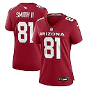 Zennovawear Women's Arizona Cardinals Jeff Smith II Cardinal Game Jersey