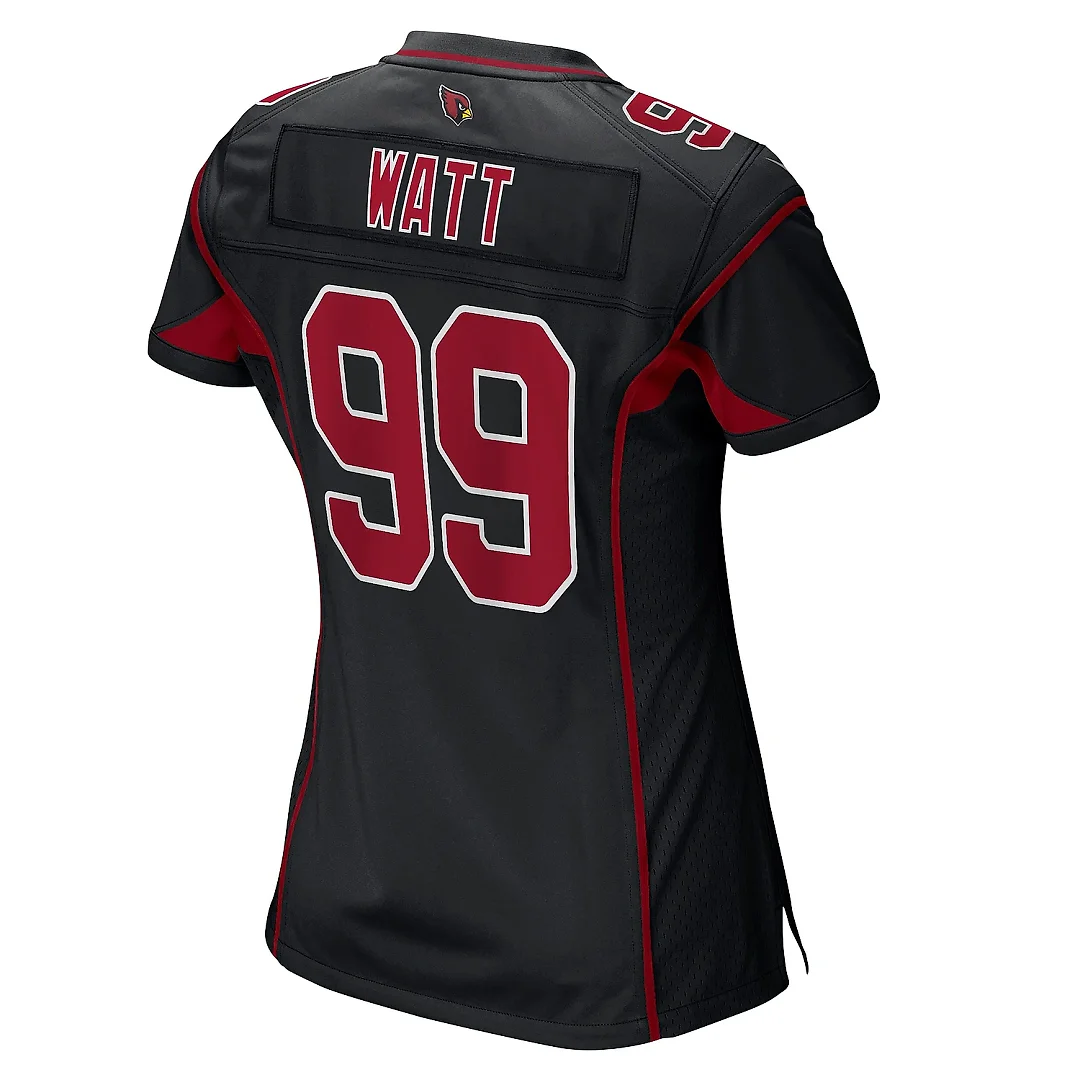 Zennovawear Women's Arizona Cardinals J.J. Watt Black 2nd Alternate Game Jersey