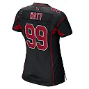 Zennovawear Women's Arizona Cardinals J.J. Watt Black 2nd Alternate Game Jersey