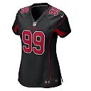 Zennovawear Women's Arizona Cardinals J.J. Watt Black 2nd Alternate Game Jersey