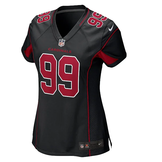 Zennovawear Women's Arizona Cardinals J.J. Watt Black 2nd Alternate Game Jersey