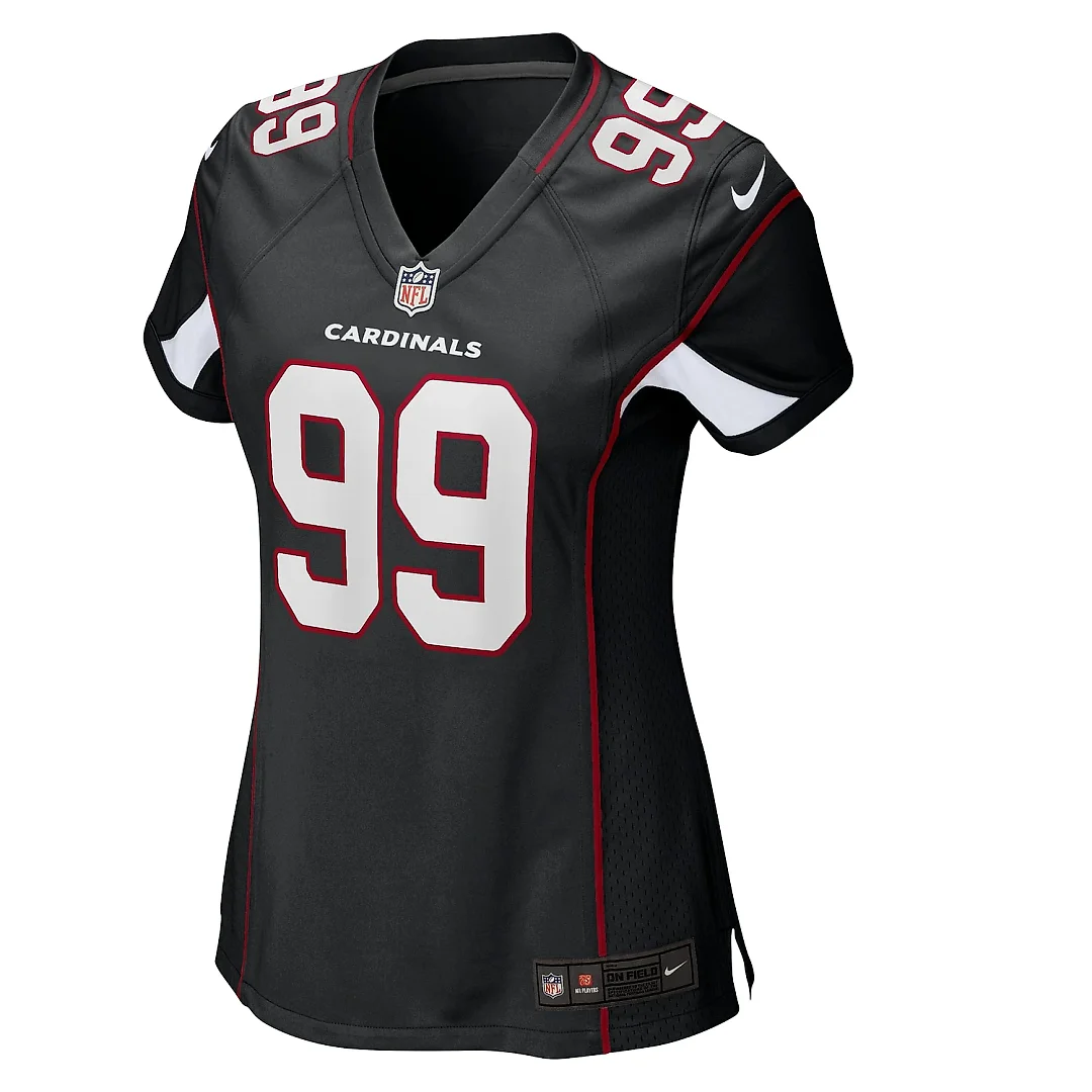 Zennovawear Women's Arizona Cardinals J.J. Watt Black Alternate Game Jersey