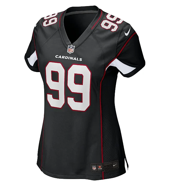 Zennovawear Women's Arizona Cardinals J.J. Watt Black Alternate Game Jersey