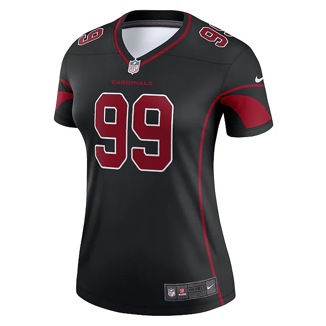 Zennovawear Women's Arizona Cardinals J.J. Watt Black Alternate Legend Player Performance Top