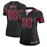 Zennovawear Women's Arizona Cardinals J.J. Watt Black Alternate Legend Player Performance Top