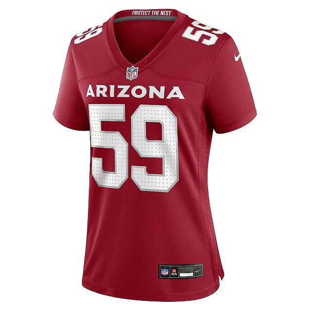 Zennovawear Women's Arizona Cardinals Jon Gaines II Cardinal Game Jersey