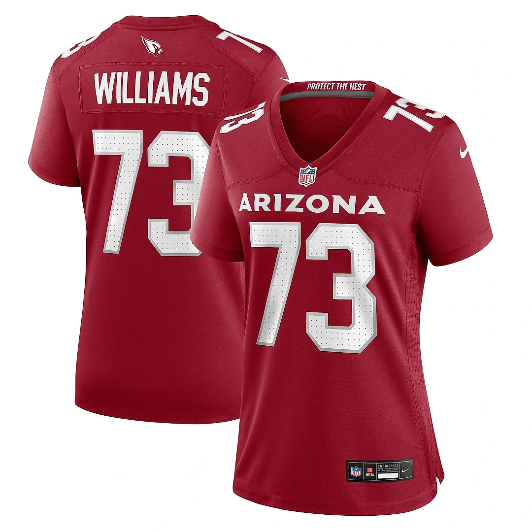 Zennovawear Women's Arizona Cardinals Jonah Williams Cardinal Game Jersey