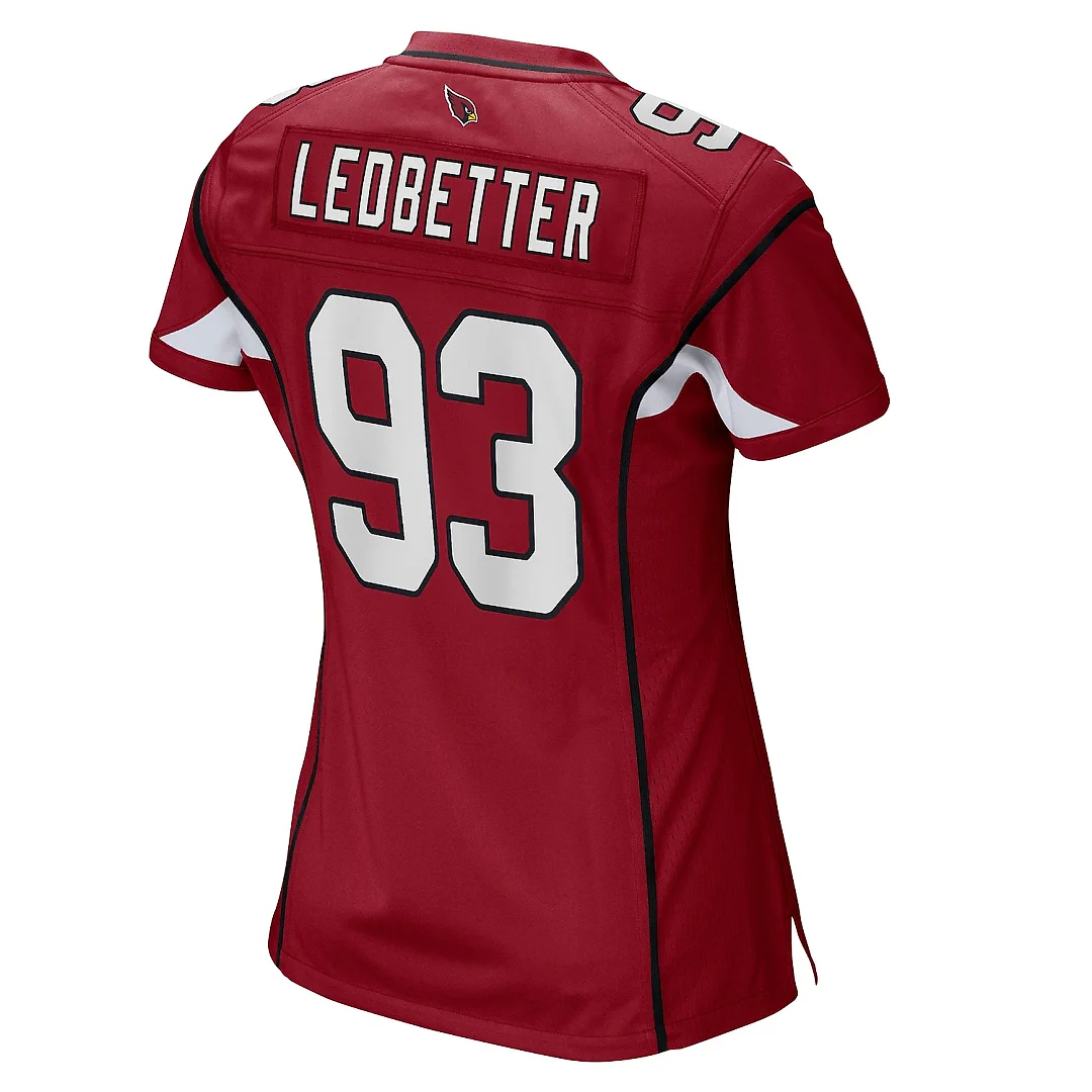 Zennovawear Women's Arizona Cardinals Jonathan Ledbetter Cardinal Game Jersey