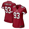 Zennovawear Women's Arizona Cardinals Jonathan Ledbetter Cardinal Game Jersey