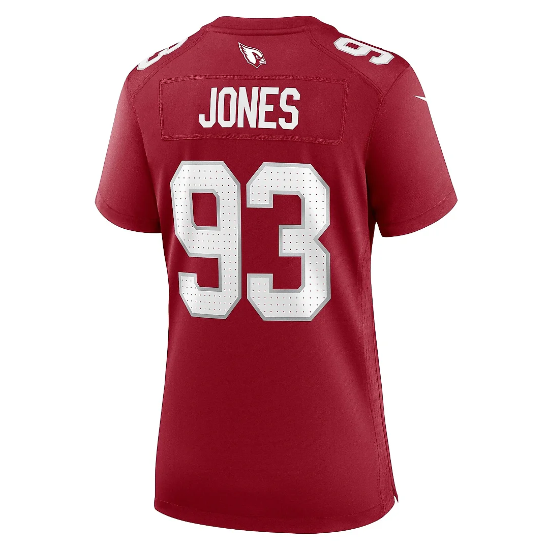 Zennovawear Women's Arizona Cardinals Justin Jones Cardinal Game Jersey