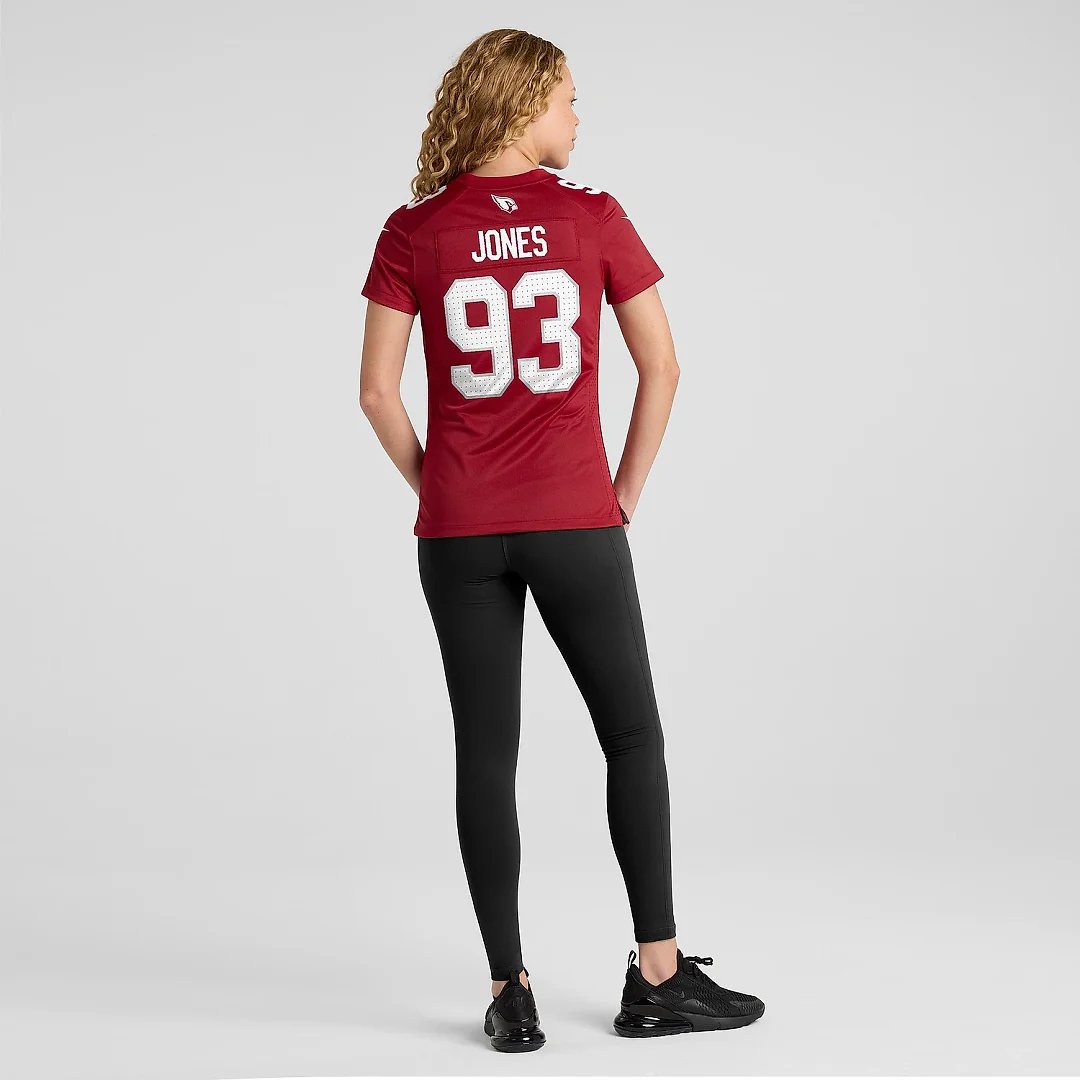 Zennovawear Women's Arizona Cardinals Justin Jones Cardinal Game Jersey