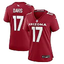 Zennovawear Women's Arizona Cardinals Kaden Davis Cardinal Team Game Jersey