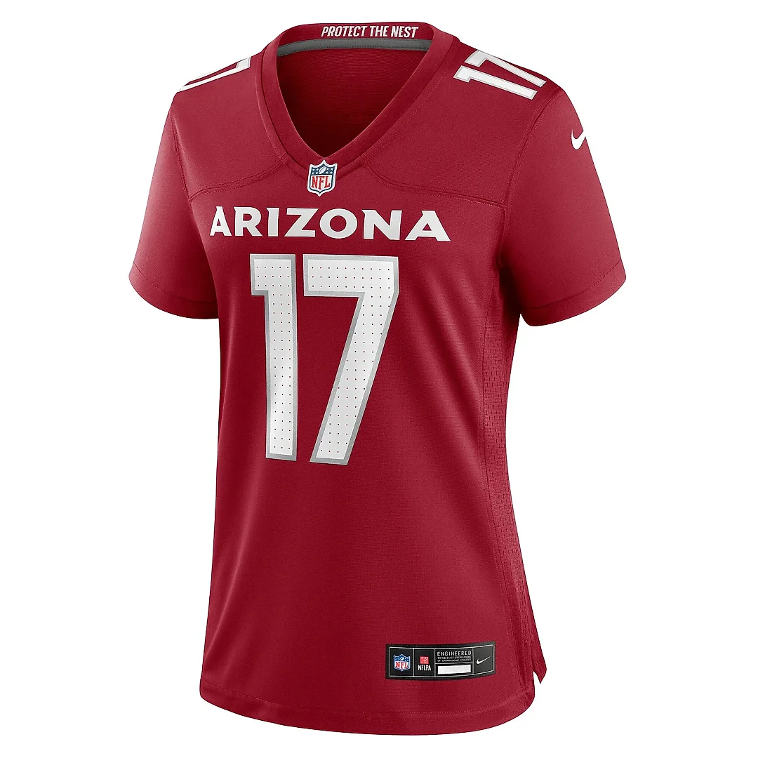Zennovawear Women's Arizona Cardinals Kaden Davis Cardinal Team Game Jersey