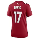 Zennovawear Women's Arizona Cardinals Kaden Davis Cardinal Team Game Jersey