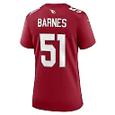Zennovawear Women's Arizona Cardinals Krys Barnes Cardinal Team Game Jersey