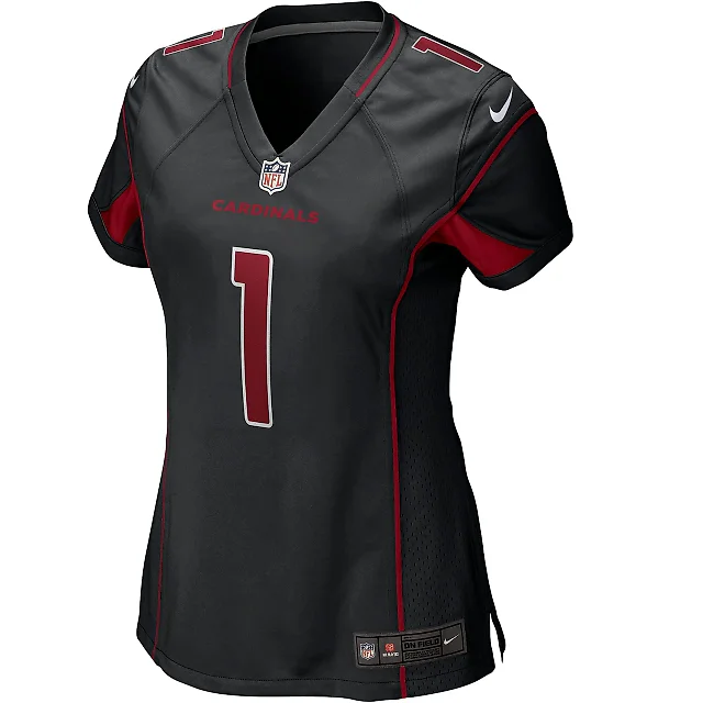 Zennovawear Women's Arizona Cardinals Kyler Murray Black Alternate Game Player Jersey