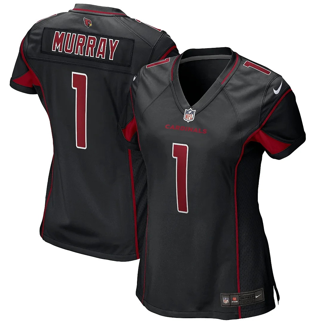 Zennovawear Women's Arizona Cardinals Kyler Murray Black Alternate Game Player Jersey